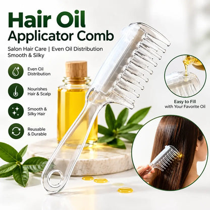 2-in-1 Scalp Oil Applicator Comb